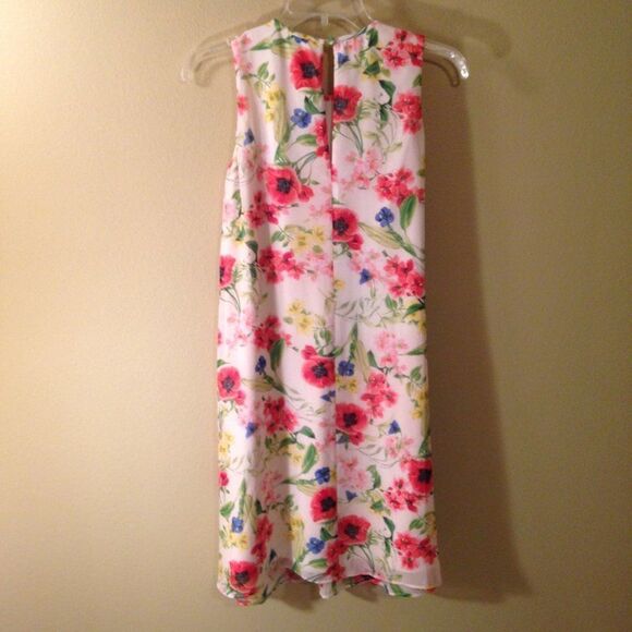 Calvin Klein Floral Trapeze Dress Size 4 - Picture 3 of 9